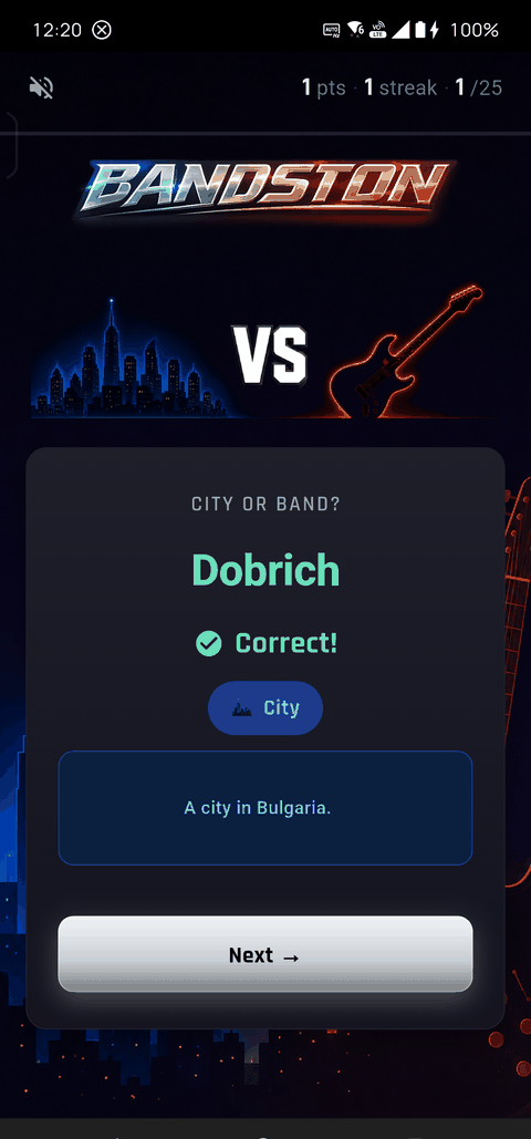 Correct answer revealed with a one-line fact